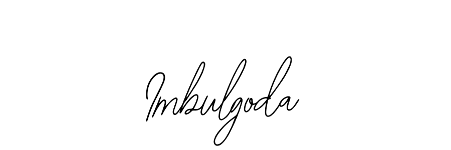 How to Draw Imbulgoda signature style? Bearetta-2O07w is a latest design signature styles for name Imbulgoda. Imbulgoda signature style 12 images and pictures png
