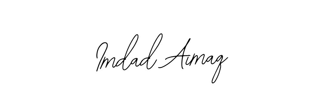 Similarly Bearetta-2O07w is the best handwritten signature design. Signature creator online .You can use it as an online autograph creator for name Imdad Aimaq. Imdad Aimaq signature style 12 images and pictures png
