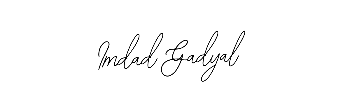 Create a beautiful signature design for name Imdad Gadyal. With this signature (Bearetta-2O07w) fonts, you can make a handwritten signature for free. Imdad Gadyal signature style 12 images and pictures png