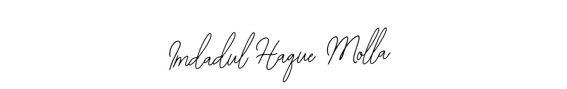 How to make Imdadul Haque Molla name signature. Use Bearetta-2O07w style for creating short signs online. This is the latest handwritten sign. Imdadul Haque Molla signature style 12 images and pictures png