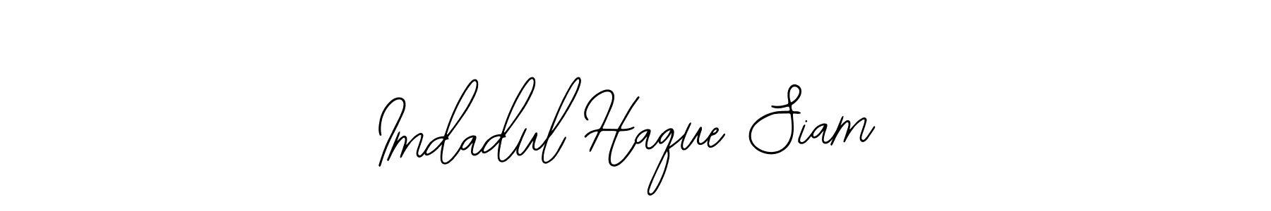 Use a signature maker to create a handwritten signature online. With this signature software, you can design (Bearetta-2O07w) your own signature for name Imdadul Haque Siam. Imdadul Haque Siam signature style 12 images and pictures png