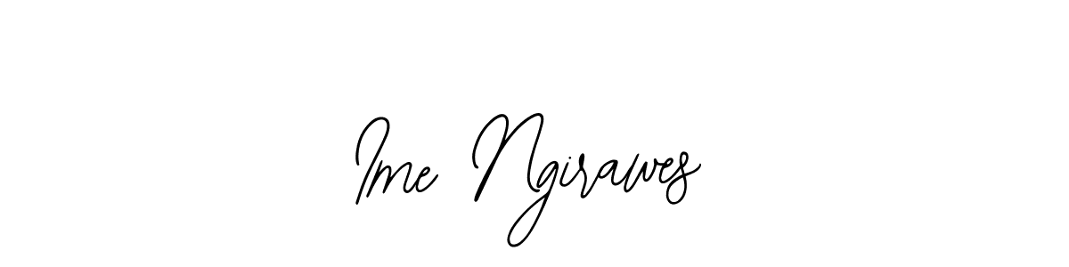 This is the best signature style for the Ime Ngirawes name. Also you like these signature font (Bearetta-2O07w). Mix name signature. Ime Ngirawes signature style 12 images and pictures png