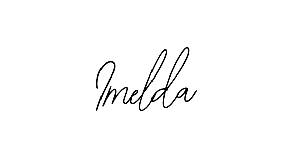 How to make Imelda signature? Bearetta-2O07w is a professional autograph style. Create handwritten signature for Imelda name. Imelda signature style 12 images and pictures png