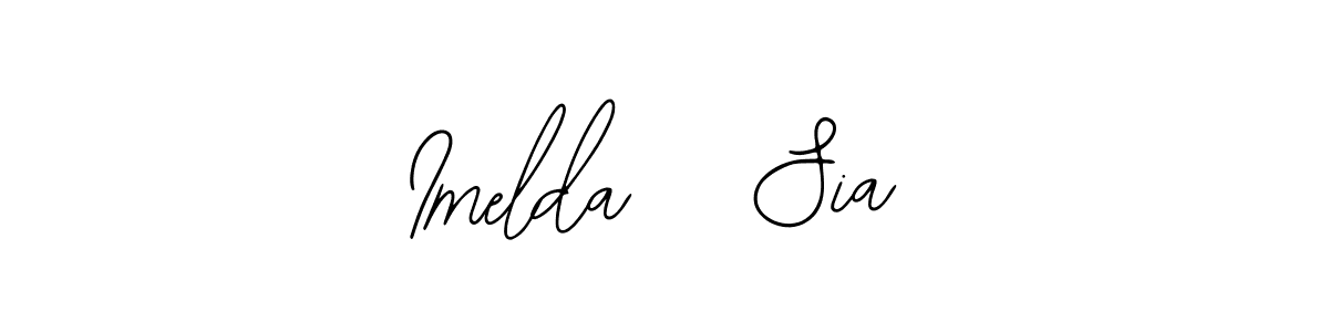 Create a beautiful signature design for name Imelda   Sia. With this signature (Bearetta-2O07w) fonts, you can make a handwritten signature for free. Imelda   Sia signature style 12 images and pictures png