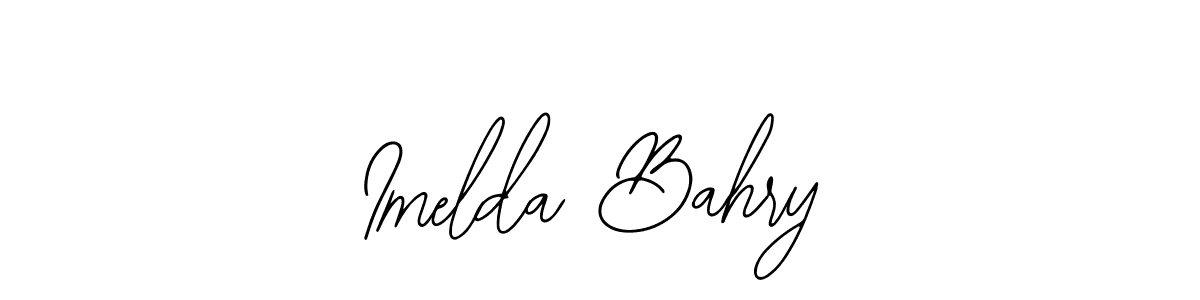 Create a beautiful signature design for name Imelda Bahry. With this signature (Bearetta-2O07w) fonts, you can make a handwritten signature for free. Imelda Bahry signature style 12 images and pictures png
