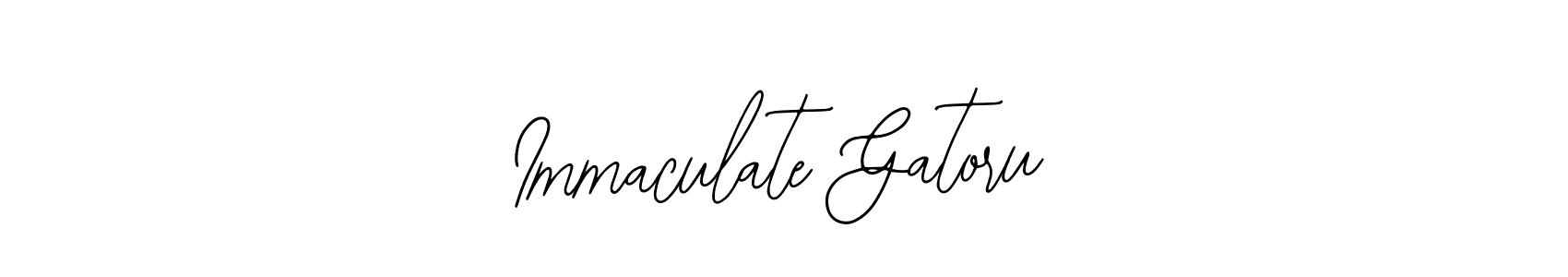 Make a beautiful signature design for name Immaculate Gatoru. Use this online signature maker to create a handwritten signature for free. Immaculate Gatoru signature style 12 images and pictures png