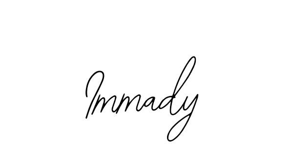 Similarly Bearetta-2O07w is the best handwritten signature design. Signature creator online .You can use it as an online autograph creator for name Immady. Immady signature style 12 images and pictures png