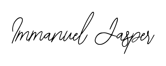 The Bearetta-2O07w font transforms the name Immanuel Jasper into an executive sign with sharp precision and distinguished character. Immanuel Jasper signature style 12 images and pictures png