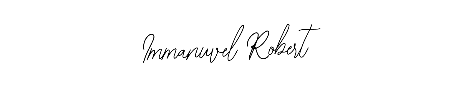 How to make Immanuvel Robert signature? Bearetta-2O07w is a professional autograph style. Create handwritten signature for Immanuvel Robert name. Immanuvel Robert signature style 12 images and pictures png