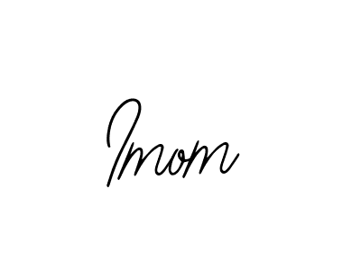 Also You can easily find your signature by using the search form. We will create Imom name handwritten signature images for you free of cost using Bearetta-2O07w sign style. Imom signature style 12 images and pictures png