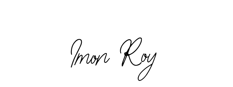 if you are searching for the best signature style for your name Imon Roy. so please give up your signature search. here we have designed multiple signature styles  using Bearetta-2O07w. Imon Roy signature style 12 images and pictures png