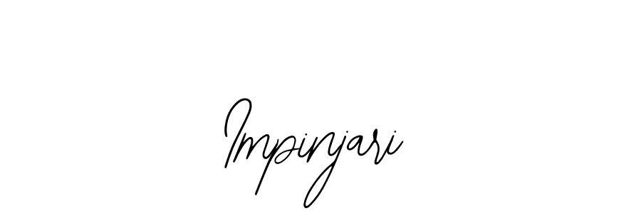 Use a signature maker to create a handwritten signature online. With this signature software, you can design (Bearetta-2O07w) your own signature for name Impinjari. Impinjari signature style 12 images and pictures png