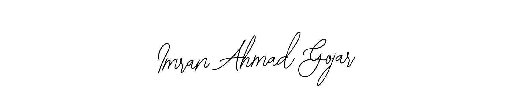 Design your own signature with our free online signature maker. With this signature software, you can create a handwritten (Bearetta-2O07w) signature for name Imran Ahmad Gojar. Imran Ahmad Gojar signature style 12 images and pictures png