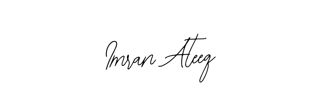 Use a signature maker to create a handwritten signature online. With this signature software, you can design (Bearetta-2O07w) your own signature for name Imran Ateeq. Imran Ateeq signature style 12 images and pictures png