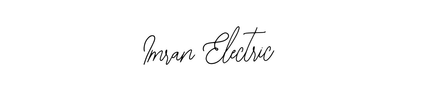 Design your own signature with our free online signature maker. With this signature software, you can create a handwritten (Bearetta-2O07w) signature for name Imran Electric. Imran Electric signature style 12 images and pictures png