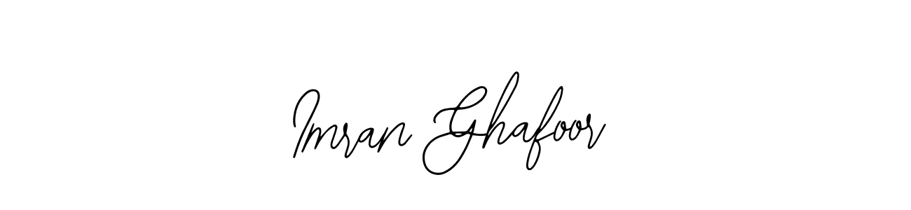 Also we have Imran Ghafoor name is the best signature style. Create professional handwritten signature collection using Bearetta-2O07w autograph style. Imran Ghafoor signature style 12 images and pictures png