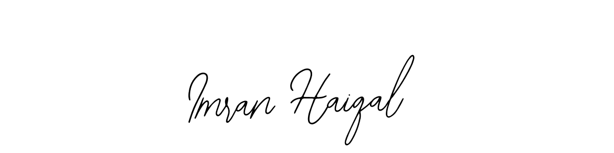 Use a signature maker to create a handwritten signature online. With this signature software, you can design (Bearetta-2O07w) your own signature for name Imran Haiqal. Imran Haiqal signature style 12 images and pictures png