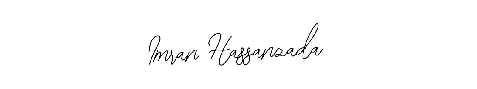 Bearetta-2O07w is a professional signature style that is perfect for those who want to add a touch of class to their signature. It is also a great choice for those who want to make their signature more unique. Get Imran Hassanzada name to fancy signature for free. Imran Hassanzada signature style 12 images and pictures png