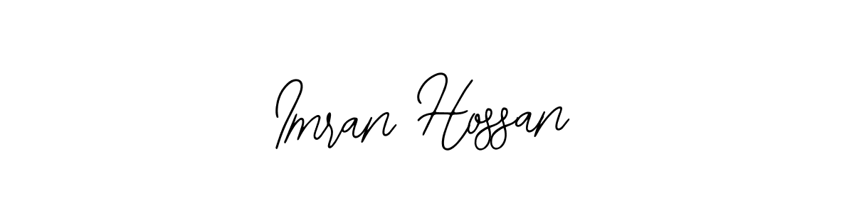 Use a signature maker to create a handwritten signature online. With this signature software, you can design (Bearetta-2O07w) your own signature for name Imran Hossan. Imran Hossan signature style 12 images and pictures png
