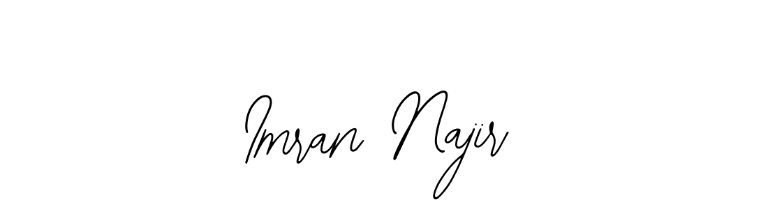 Use a signature maker to create a handwritten signature online. With this signature software, you can design (Bearetta-2O07w) your own signature for name Imran Najir. Imran Najir signature style 12 images and pictures png