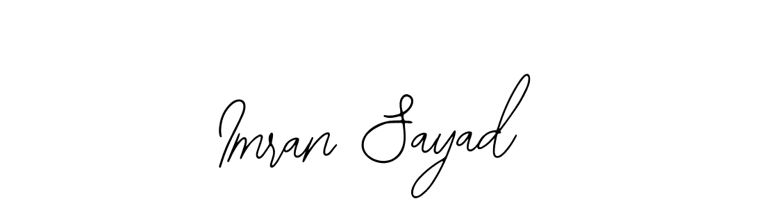 It looks lik you need a new signature style for name Imran Sayad. Design unique handwritten (Bearetta-2O07w) signature with our free signature maker in just a few clicks. Imran Sayad signature style 12 images and pictures png