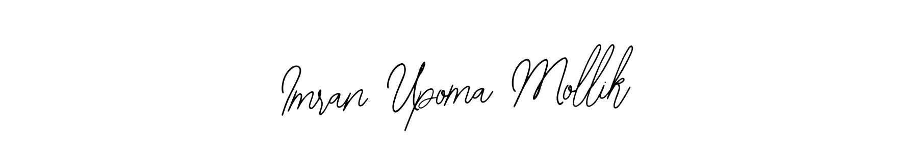 How to make Imran Upoma Mollik name signature. Use Bearetta-2O07w style for creating short signs online. This is the latest handwritten sign. Imran Upoma Mollik signature style 12 images and pictures png