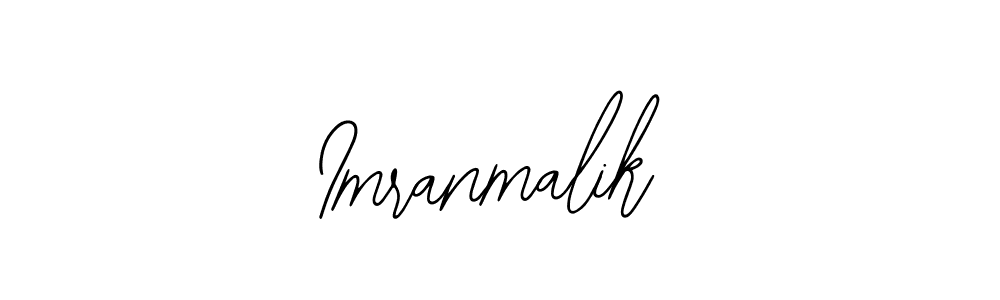 How to make Imranmalik name signature. Use Bearetta-2O07w style for creating short signs online. This is the latest handwritten sign. Imranmalik signature style 12 images and pictures png