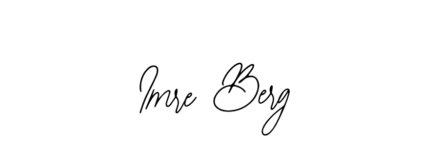 if you are searching for the best signature style for your name Imre Berg. so please give up your signature search. here we have designed multiple signature styles  using Bearetta-2O07w. Imre Berg signature style 12 images and pictures png