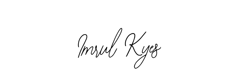 Design your own signature with our free online signature maker. With this signature software, you can create a handwritten (Bearetta-2O07w) signature for name Imrul Kyes. Imrul Kyes signature style 12 images and pictures png