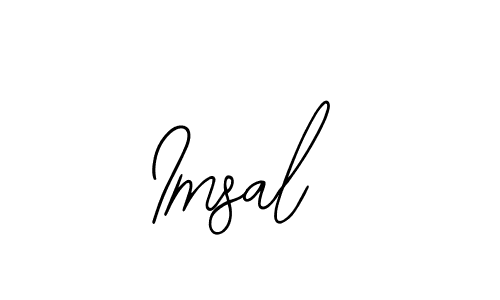 if you are searching for the best signature style for your name Imsal. so please give up your signature search. here we have designed multiple signature styles  using Bearetta-2O07w. Imsal signature style 12 images and pictures png