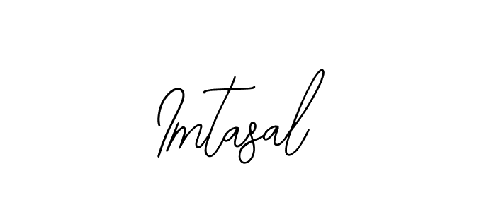 You should practise on your own different ways (Bearetta-2O07w) to write your name (Imtasal) in signature. don't let someone else do it for you. Imtasal signature style 12 images and pictures png