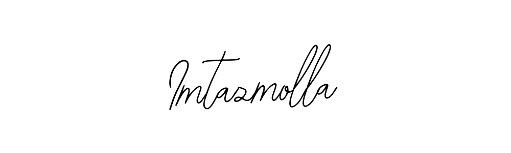 How to make Imtazmolla name signature. Use Bearetta-2O07w style for creating short signs online. This is the latest handwritten sign. Imtazmolla signature style 12 images and pictures png