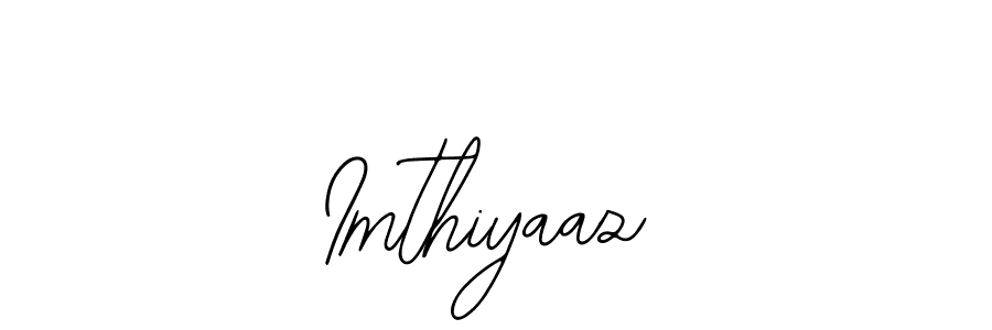 Make a beautiful signature design for name Imthiyaaz. With this signature (Bearetta-2O07w) style, you can create a handwritten signature for free. Imthiyaaz signature style 12 images and pictures png