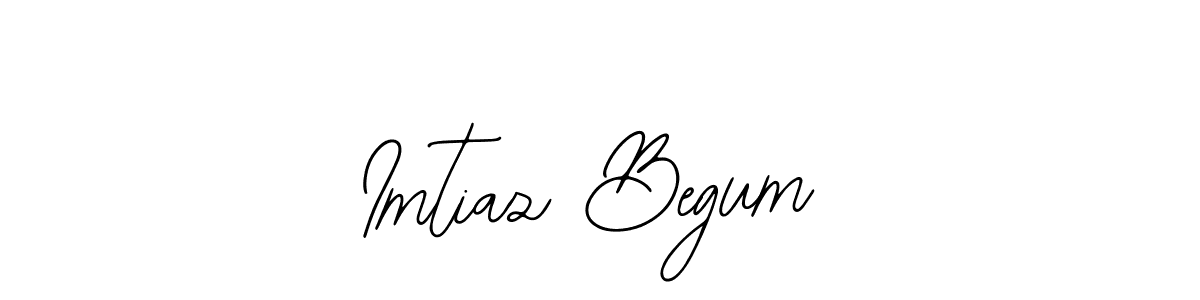 You should practise on your own different ways (Bearetta-2O07w) to write your name (Imtiaz Begum) in signature. don't let someone else do it for you. Imtiaz Begum signature style 12 images and pictures png