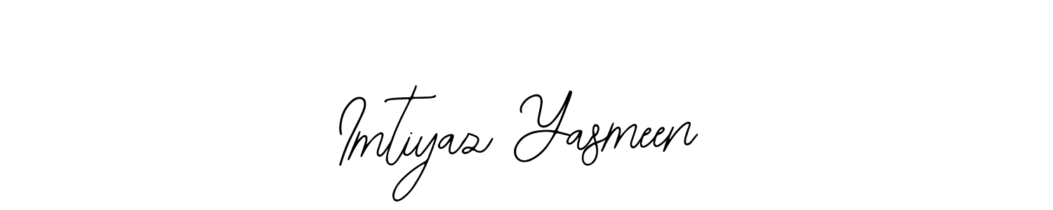 How to make Imtiyaz Yasmeen signature? Bearetta-2O07w is a professional autograph style. Create handwritten signature for Imtiyaz Yasmeen name. Imtiyaz Yasmeen signature style 12 images and pictures png