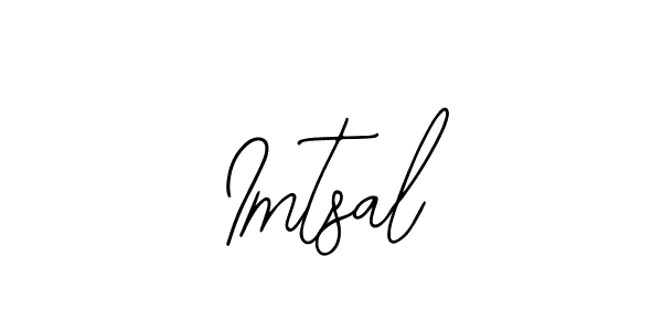 Imtsal stylish signature style. Best Handwritten Sign (Bearetta-2O07w) for my name. Handwritten Signature Collection Ideas for my name Imtsal. Imtsal signature style 12 images and pictures png