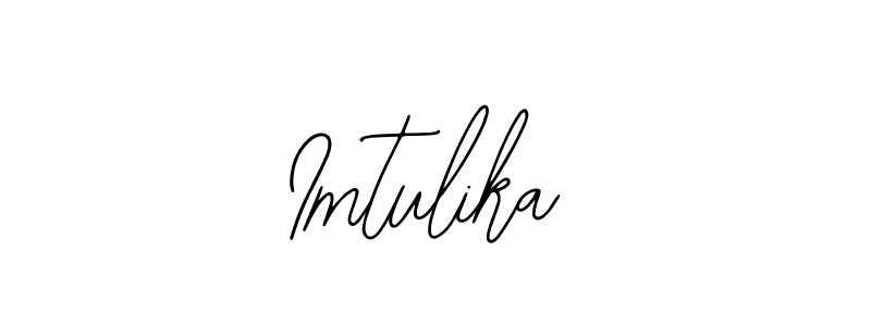 Make a beautiful signature design for name Imtulika. With this signature (Bearetta-2O07w) style, you can create a handwritten signature for free. Imtulika signature style 12 images and pictures png