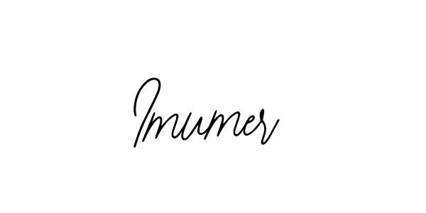 How to make Imumer signature? Bearetta-2O07w is a professional autograph style. Create handwritten signature for Imumer name. Imumer signature style 12 images and pictures png