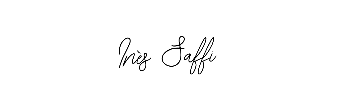 Also we have Inès Saffi name is the best signature style. Create professional handwritten signature collection using Bearetta-2O07w autograph style. Inès Saffi signature style 12 images and pictures png