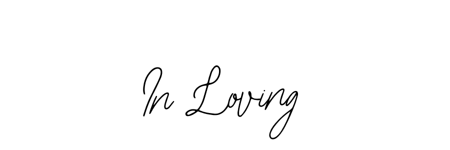 How to make In Loving signature? Bearetta-2O07w is a professional autograph style. Create handwritten signature for In Loving name. In Loving signature style 12 images and pictures png