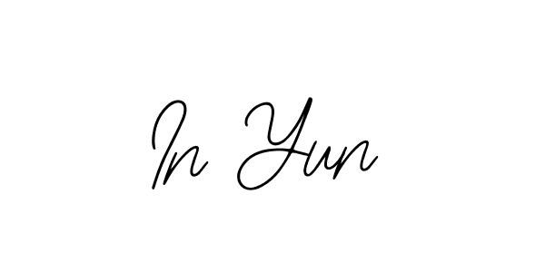 Use a signature maker to create a handwritten signature online. With this signature software, you can design (Bearetta-2O07w) your own signature for name In Yun. In Yun signature style 12 images and pictures png