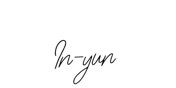 Make a beautiful signature design for name In-yun. With this signature (Bearetta-2O07w) style, you can create a handwritten signature for free. In-yun signature style 12 images and pictures png