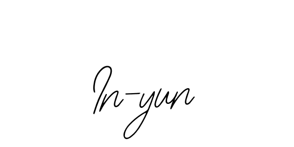How to make In-yun signature? Bearetta-2O07w is a professional autograph style. Create handwritten signature for In-yun name. In-yun signature style 12 images and pictures png