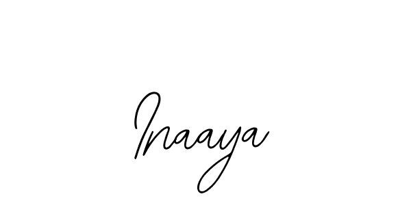 Make a beautiful signature design for name Inaaya. With this signature (Bearetta-2O07w) style, you can create a handwritten signature for free. Inaaya signature style 12 images and pictures png