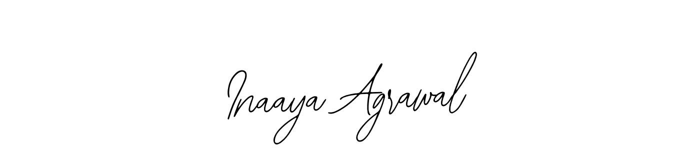 Similarly Bearetta-2O07w is the best handwritten signature design. Signature creator online .You can use it as an online autograph creator for name Inaaya Agrawal. Inaaya Agrawal signature style 12 images and pictures png