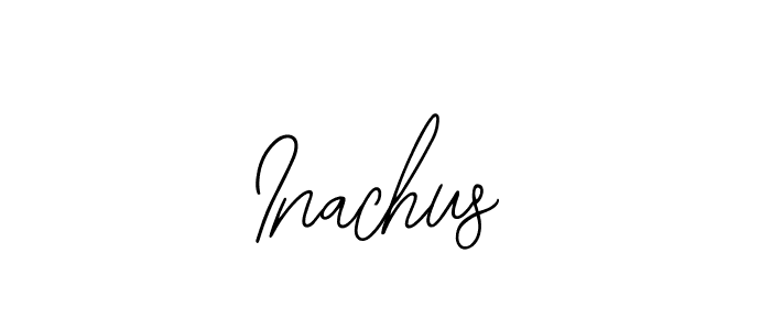 Design your own signature with our free online signature maker. With this signature software, you can create a handwritten (Bearetta-2O07w) signature for name Inachus. Inachus signature style 12 images and pictures png