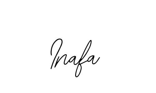 You should practise on your own different ways (Bearetta-2O07w) to write your name (Inafa) in signature. don't let someone else do it for you. Inafa signature style 12 images and pictures png