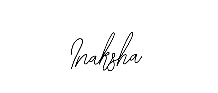Make a beautiful signature design for name Inaksha. Use this online signature maker to create a handwritten signature for free. Inaksha signature style 12 images and pictures png