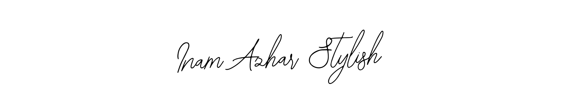 The best way (Bearetta-2O07w) to make a short signature is to pick only two or three words in your name. The name Inam Azhar Stylish include a total of six letters. For converting this name. Inam Azhar Stylish signature style 12 images and pictures png