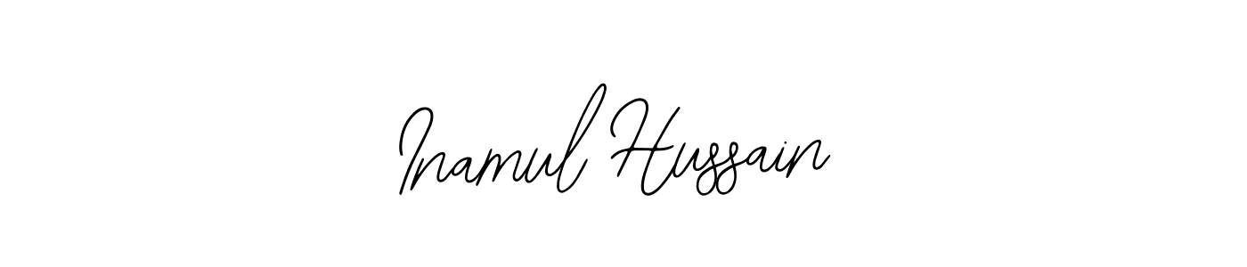 Inamul Hussain stylish signature style. Best Handwritten Sign (Bearetta-2O07w) for my name. Handwritten Signature Collection Ideas for my name Inamul Hussain. Inamul Hussain signature style 12 images and pictures png